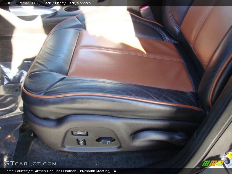 Black / Ebony Black/Morocco 2008 Hummer H3 X