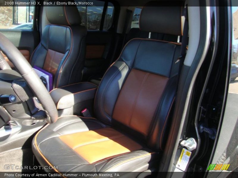 Black / Ebony Black/Morocco 2008 Hummer H3 X