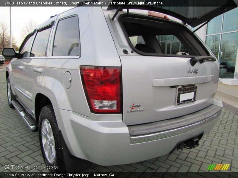 Bright Silver Metallic / Dark Slate Gray/Light Graystone 2008 Jeep Grand Cherokee Limited