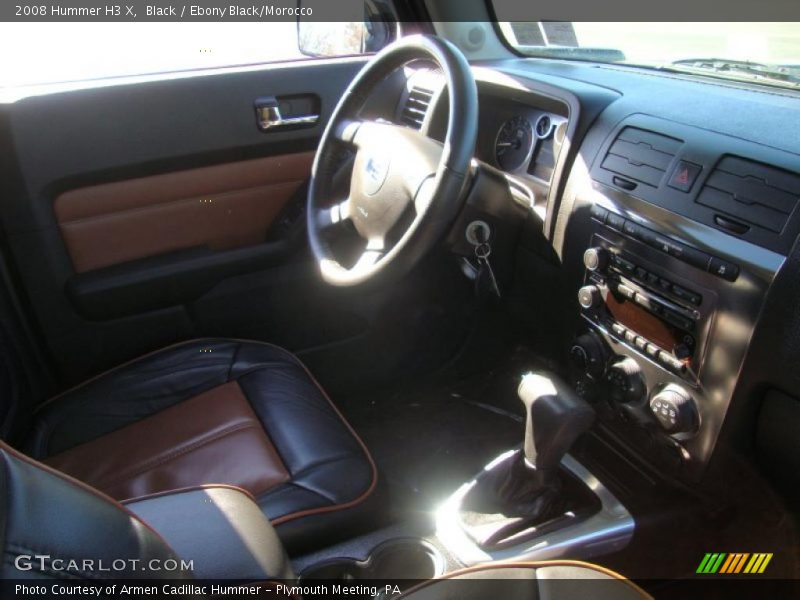 Black / Ebony Black/Morocco 2008 Hummer H3 X
