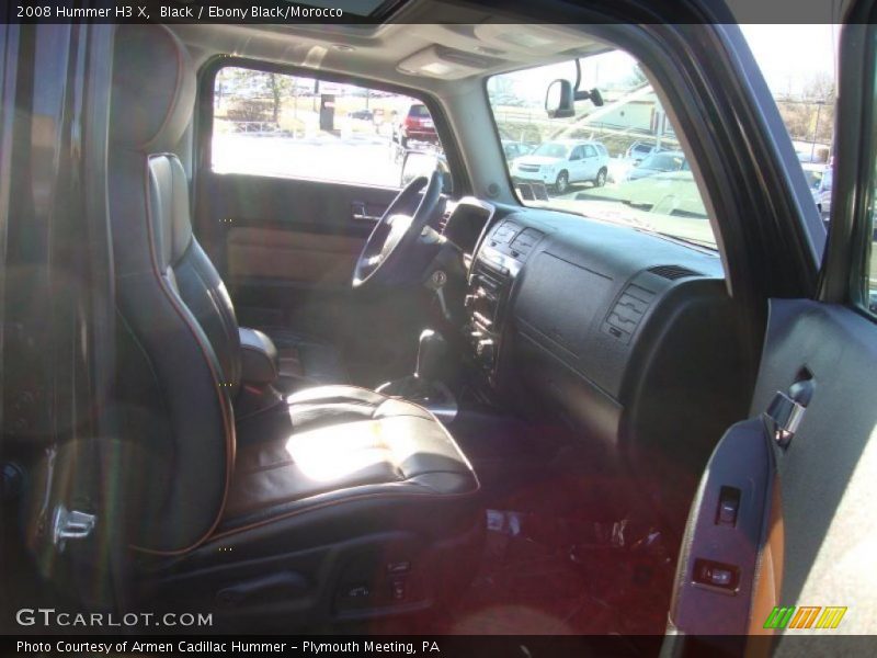 Black / Ebony Black/Morocco 2008 Hummer H3 X