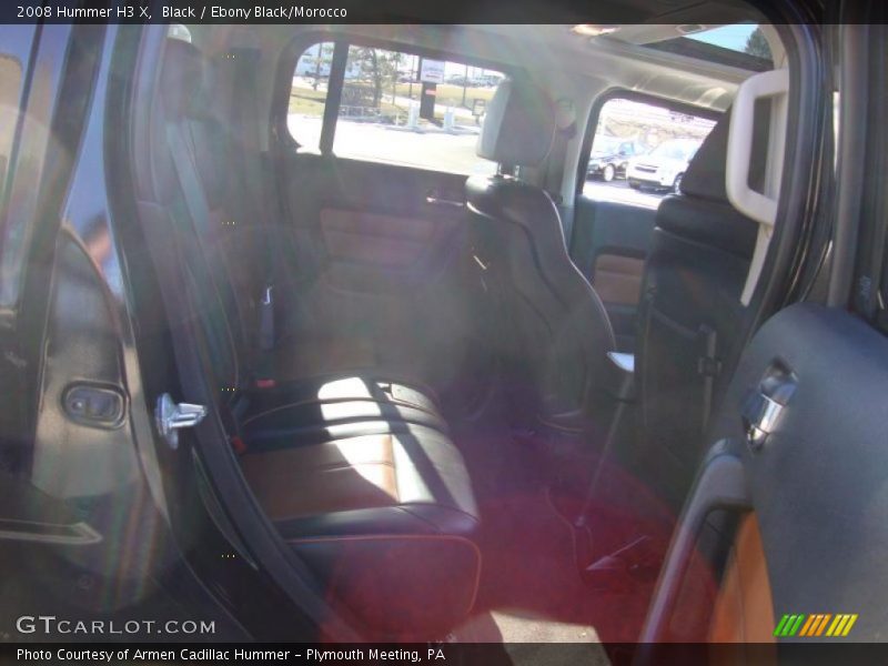 Black / Ebony Black/Morocco 2008 Hummer H3 X