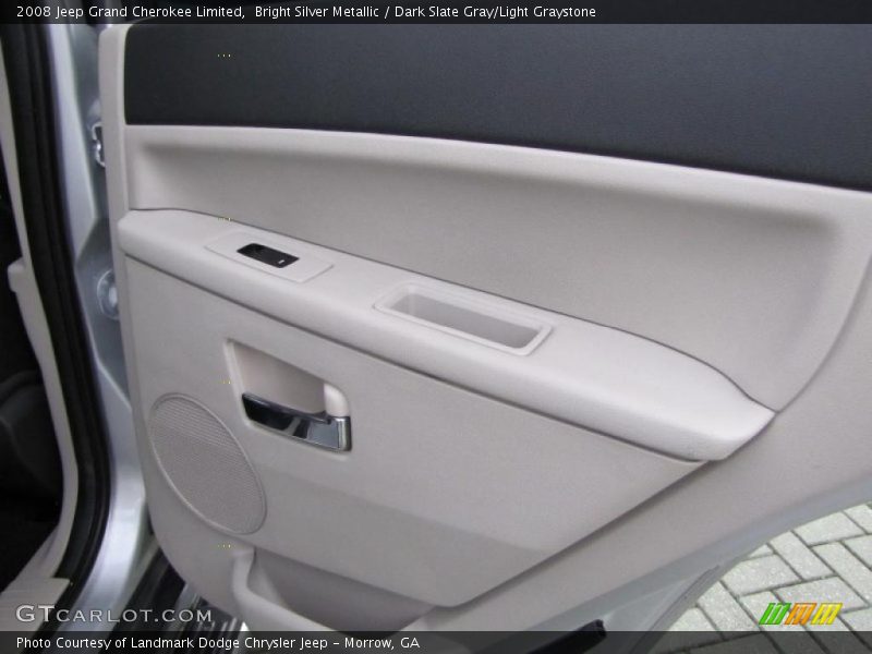 Bright Silver Metallic / Dark Slate Gray/Light Graystone 2008 Jeep Grand Cherokee Limited