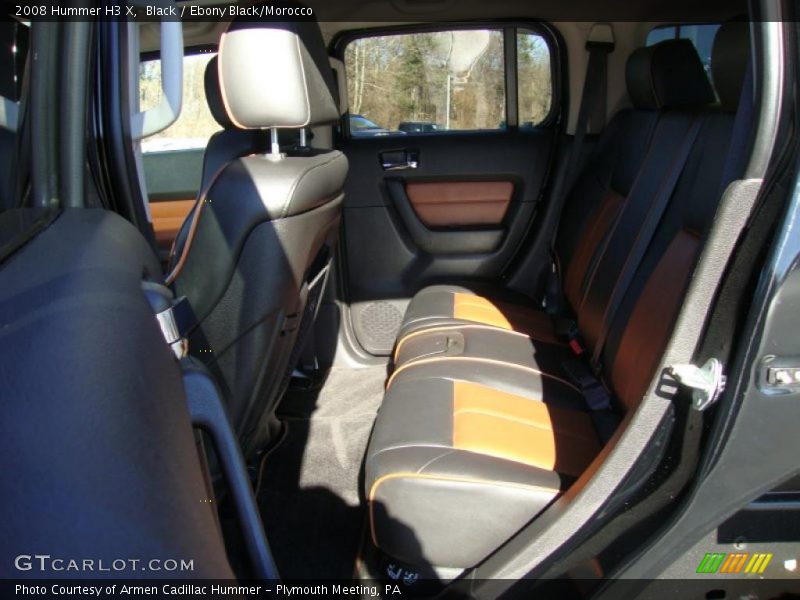 Black / Ebony Black/Morocco 2008 Hummer H3 X