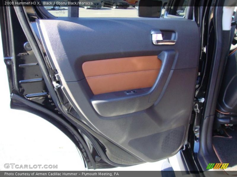 Black / Ebony Black/Morocco 2008 Hummer H3 X