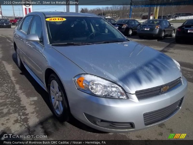 Silver Ice Metallic / Ebony 2010 Chevrolet Impala LT