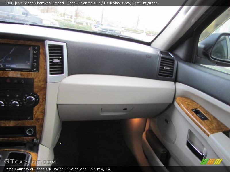 Bright Silver Metallic / Dark Slate Gray/Light Graystone 2008 Jeep Grand Cherokee Limited