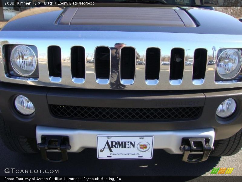Black / Ebony Black/Morocco 2008 Hummer H3 X