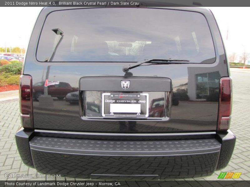 Brilliant Black Crystal Pearl / Dark Slate Gray 2011 Dodge Nitro Heat 4.0
