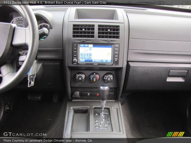 Brilliant Black Crystal Pearl / Dark Slate Gray 2011 Dodge Nitro Heat 4.0