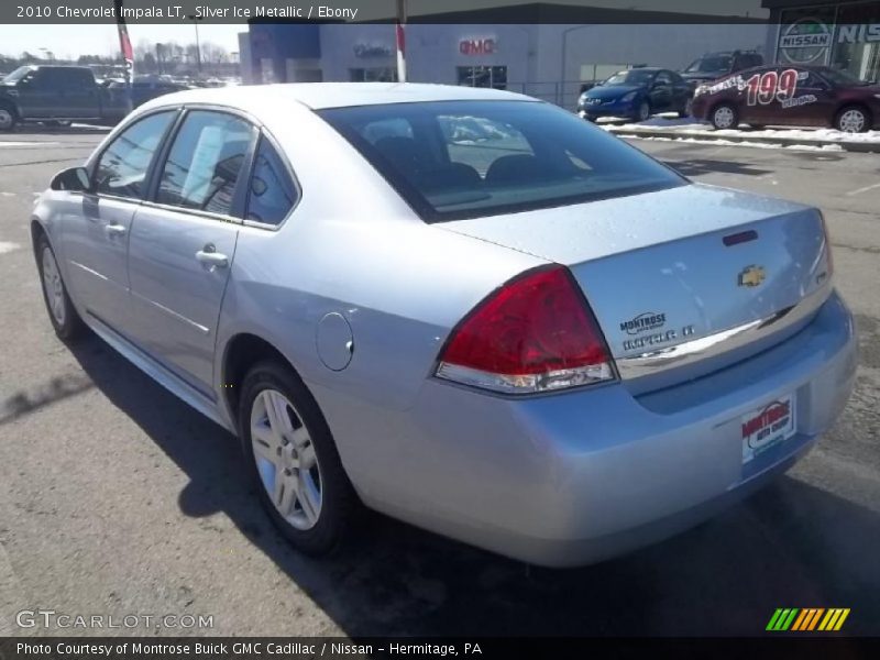 Silver Ice Metallic / Ebony 2010 Chevrolet Impala LT