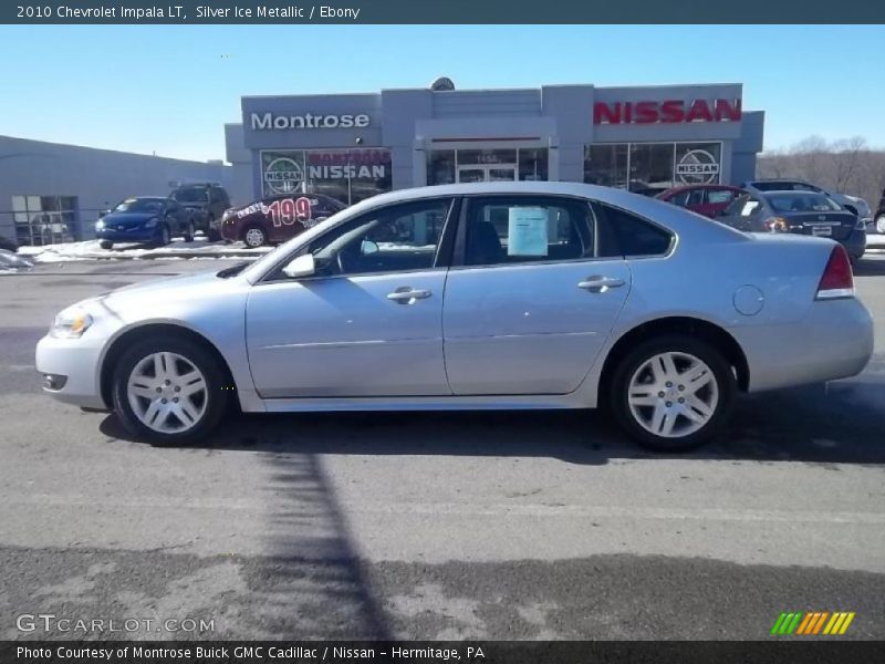 Silver Ice Metallic / Ebony 2010 Chevrolet Impala LT