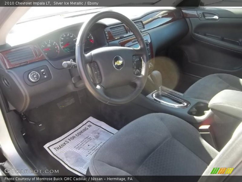 Silver Ice Metallic / Ebony 2010 Chevrolet Impala LT