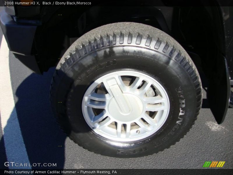 Black / Ebony Black/Morocco 2008 Hummer H3 X