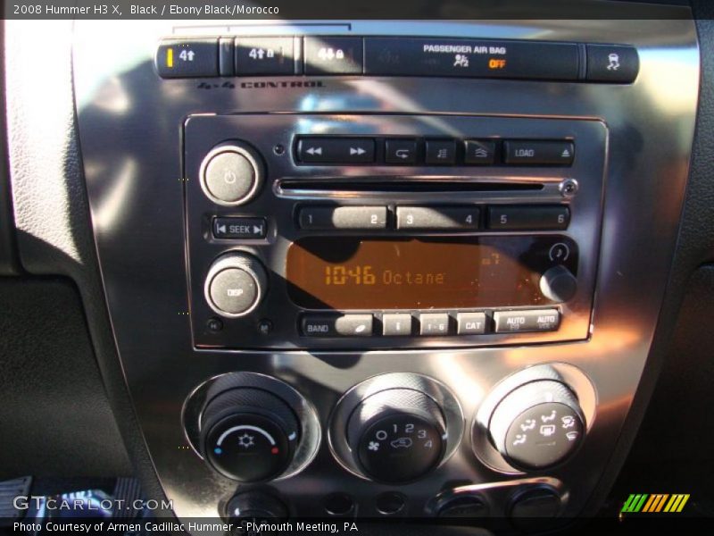Black / Ebony Black/Morocco 2008 Hummer H3 X