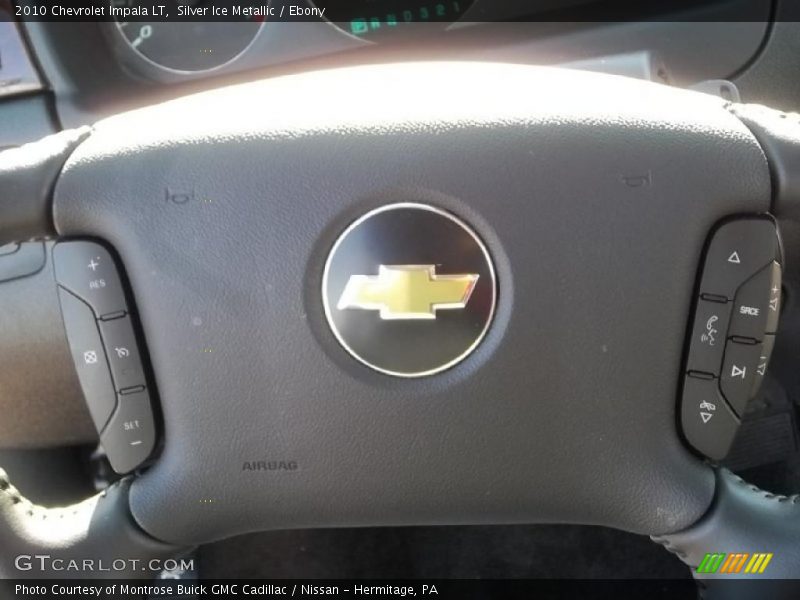 Silver Ice Metallic / Ebony 2010 Chevrolet Impala LT