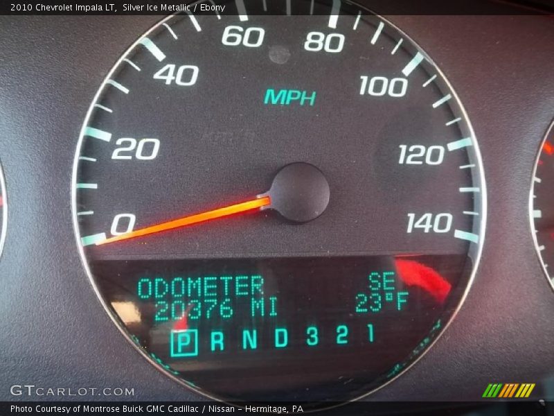 Silver Ice Metallic / Ebony 2010 Chevrolet Impala LT