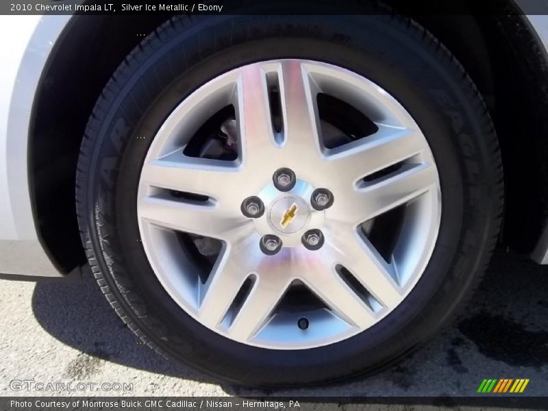 Silver Ice Metallic / Ebony 2010 Chevrolet Impala LT