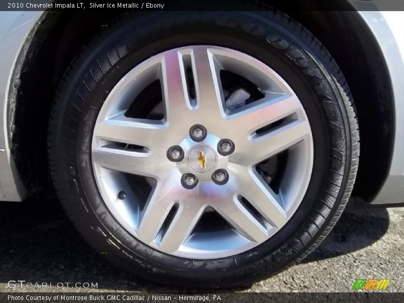 Silver Ice Metallic / Ebony 2010 Chevrolet Impala LT