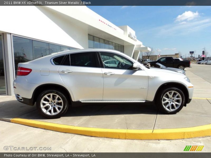  2011 X6 xDrive50i Titanium Silver Metallic