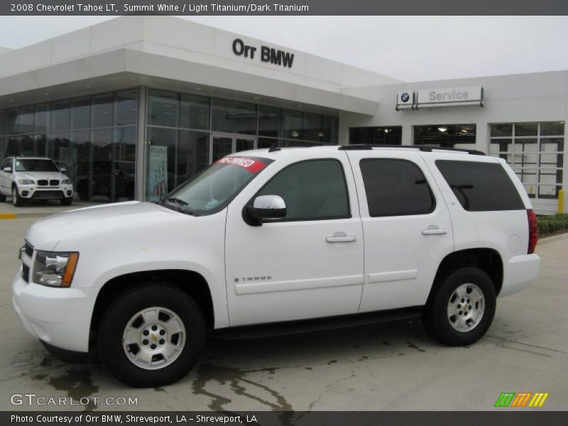 Summit White / Light Titanium/Dark Titanium 2008 Chevrolet Tahoe LT