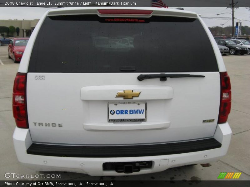 Summit White / Light Titanium/Dark Titanium 2008 Chevrolet Tahoe LT