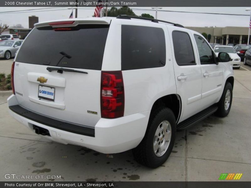 Summit White / Light Titanium/Dark Titanium 2008 Chevrolet Tahoe LT