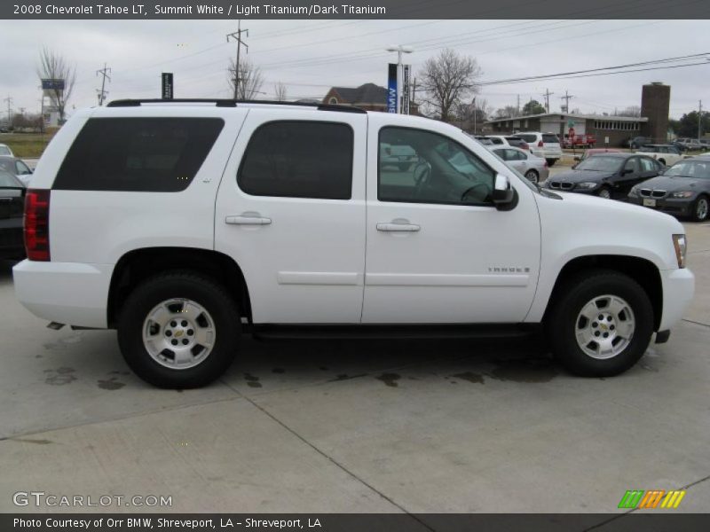 Summit White / Light Titanium/Dark Titanium 2008 Chevrolet Tahoe LT