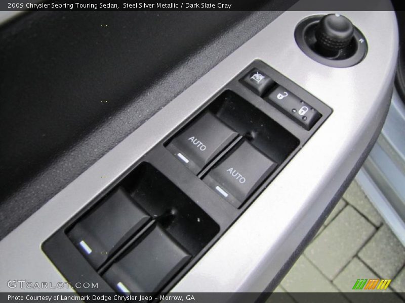 Steel Silver Metallic / Dark Slate Gray 2009 Chrysler Sebring Touring Sedan
