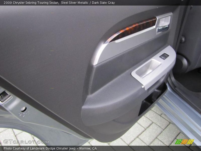 Steel Silver Metallic / Dark Slate Gray 2009 Chrysler Sebring Touring Sedan