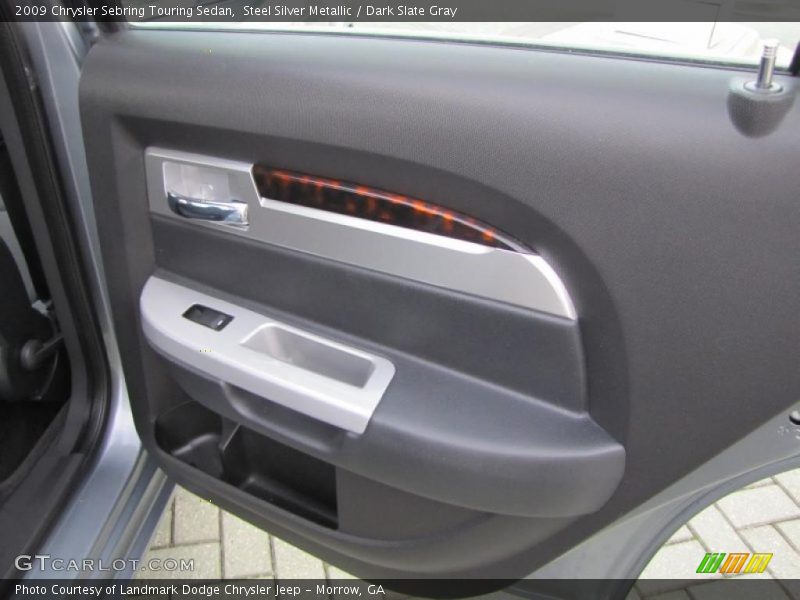Steel Silver Metallic / Dark Slate Gray 2009 Chrysler Sebring Touring Sedan