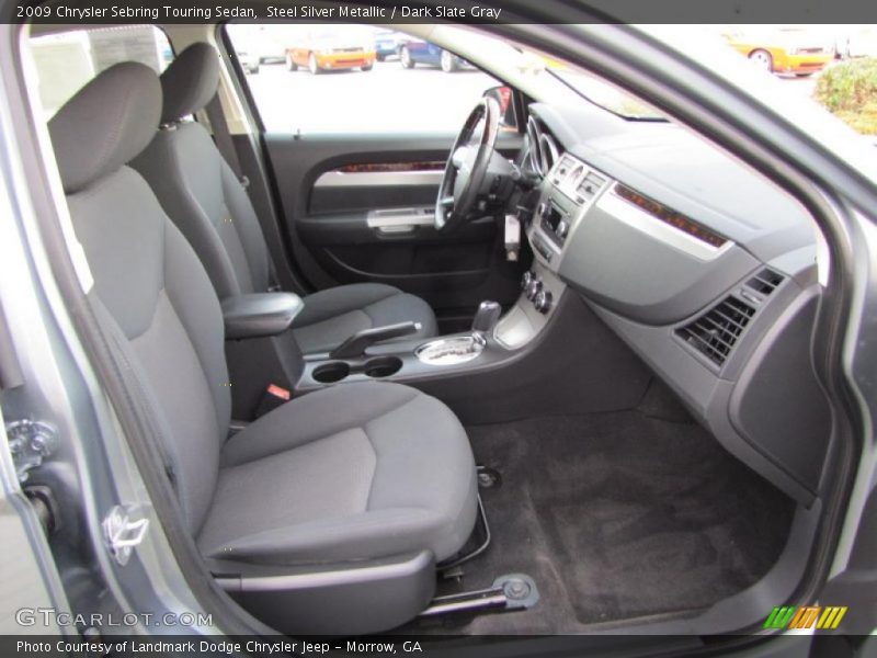 Steel Silver Metallic / Dark Slate Gray 2009 Chrysler Sebring Touring Sedan