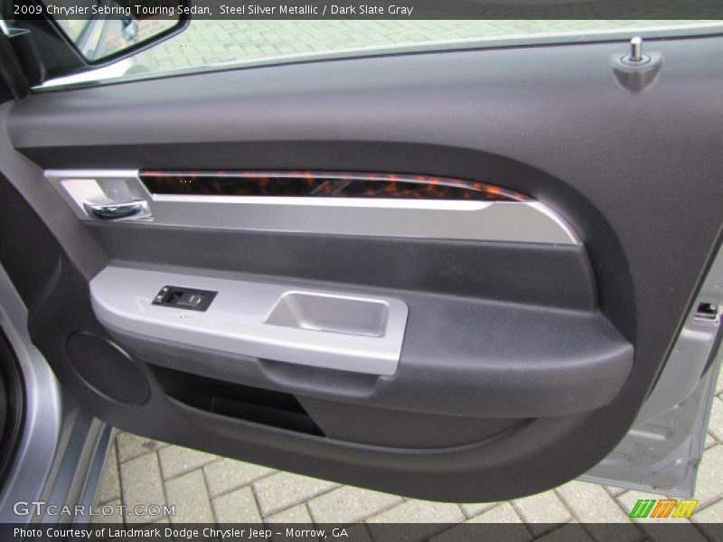 Steel Silver Metallic / Dark Slate Gray 2009 Chrysler Sebring Touring Sedan