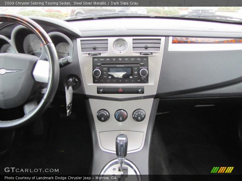 Steel Silver Metallic / Dark Slate Gray 2009 Chrysler Sebring Touring Sedan
