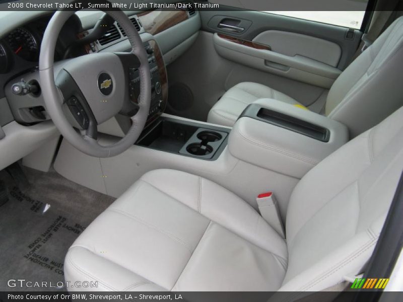 Summit White / Light Titanium/Dark Titanium 2008 Chevrolet Tahoe LT