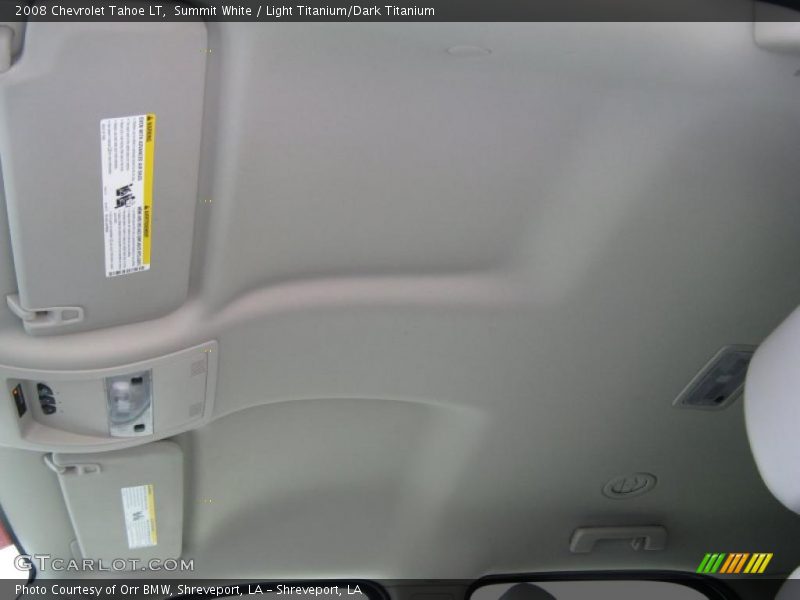 Summit White / Light Titanium/Dark Titanium 2008 Chevrolet Tahoe LT