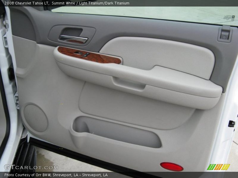 Summit White / Light Titanium/Dark Titanium 2008 Chevrolet Tahoe LT