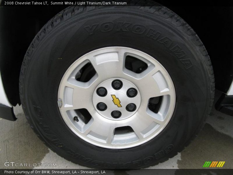 Summit White / Light Titanium/Dark Titanium 2008 Chevrolet Tahoe LT