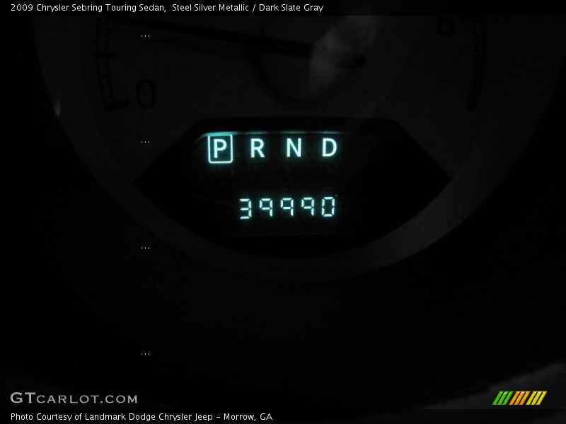 Steel Silver Metallic / Dark Slate Gray 2009 Chrysler Sebring Touring Sedan