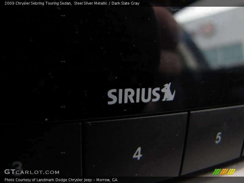 Steel Silver Metallic / Dark Slate Gray 2009 Chrysler Sebring Touring Sedan