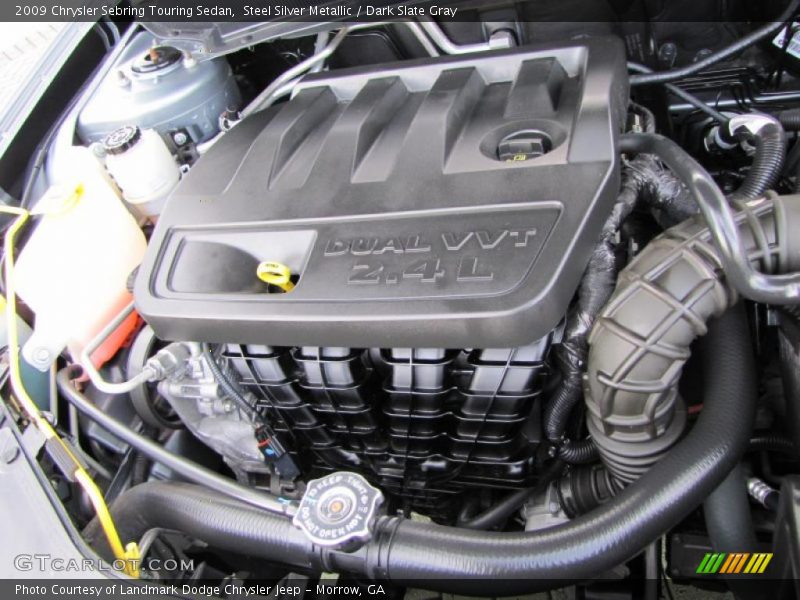 Steel Silver Metallic / Dark Slate Gray 2009 Chrysler Sebring Touring Sedan