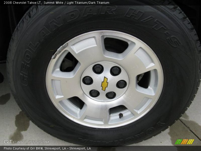Summit White / Light Titanium/Dark Titanium 2008 Chevrolet Tahoe LT
