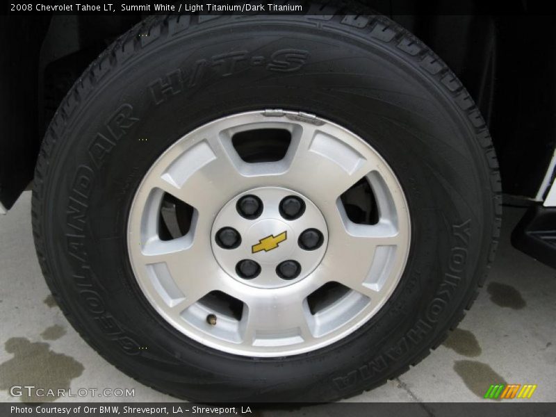 Summit White / Light Titanium/Dark Titanium 2008 Chevrolet Tahoe LT