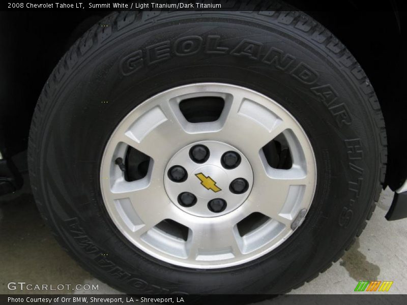 Summit White / Light Titanium/Dark Titanium 2008 Chevrolet Tahoe LT