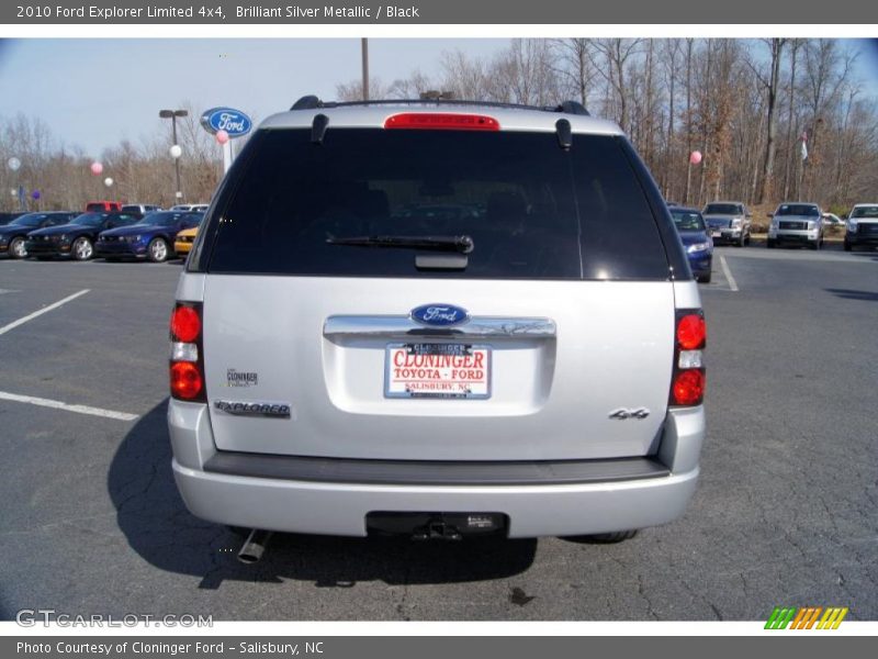 Brilliant Silver Metallic / Black 2010 Ford Explorer Limited 4x4