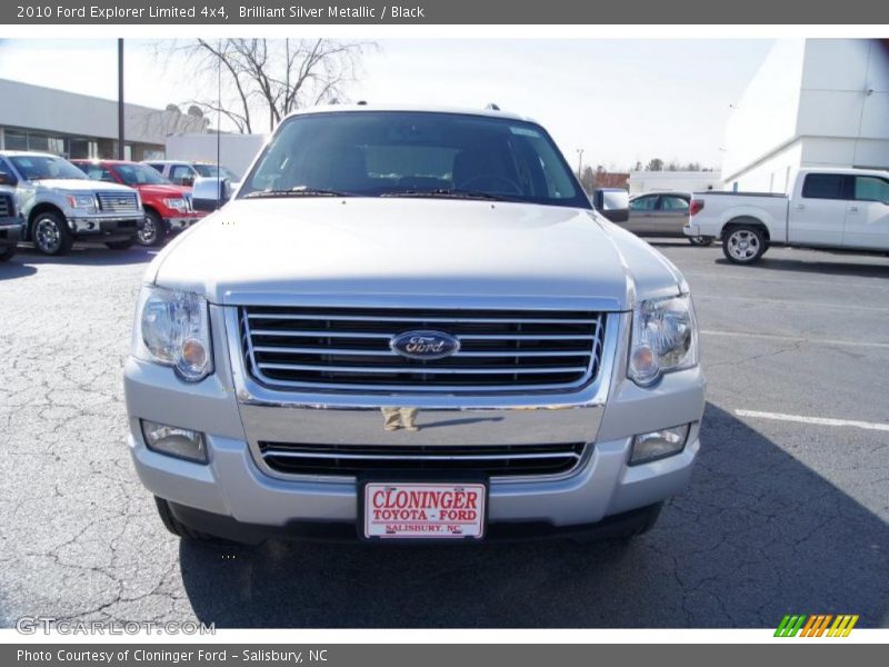 Brilliant Silver Metallic / Black 2010 Ford Explorer Limited 4x4