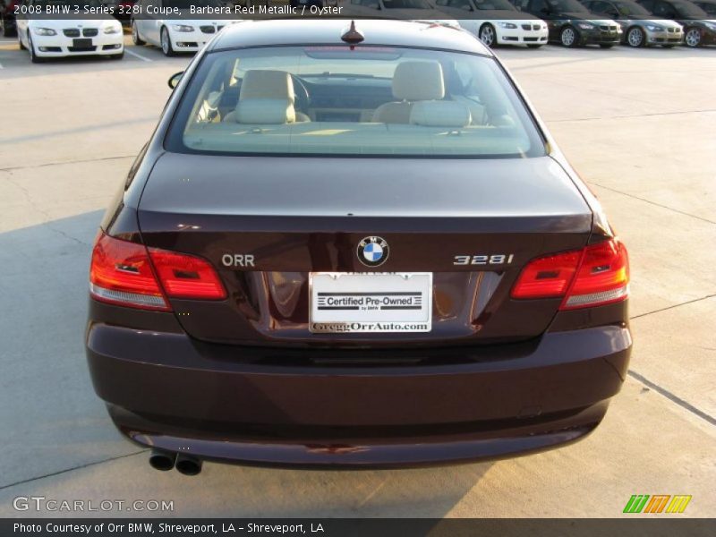 Barbera Red Metallic / Oyster 2008 BMW 3 Series 328i Coupe