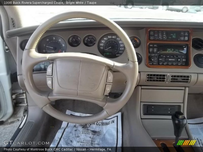  1998 Riviera Supercharged Coupe Steering Wheel