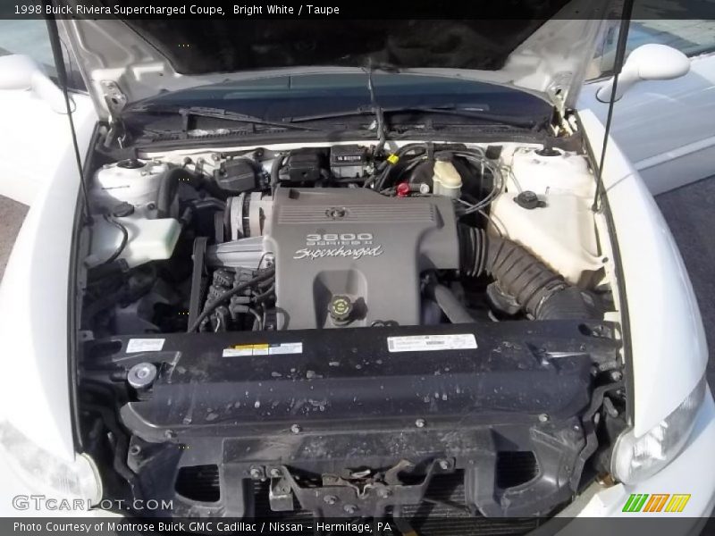  1998 Riviera Supercharged Coupe Engine - 3.8 Liter Supercharged OHV 12-Valve 3800 Series II V6