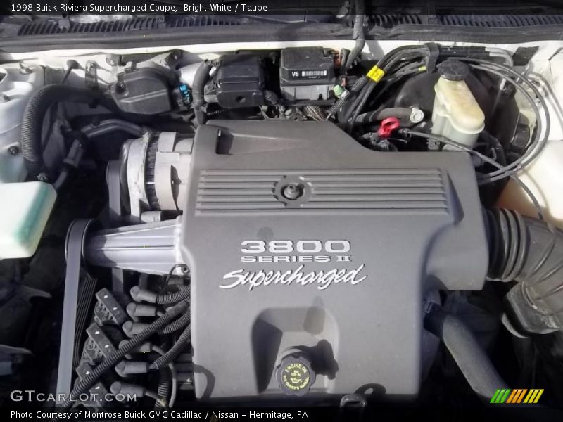  1998 Riviera Supercharged Coupe Engine - 3.8 Liter Supercharged OHV 12-Valve 3800 Series II V6